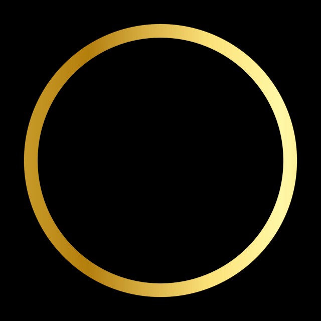 رینگ ساده طلایی 60 سانت عرض 2 سانت