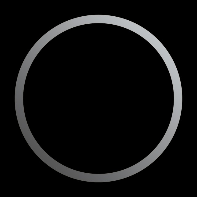 رینگ ساده نقره ای 60 سانت عرض 2 سانت