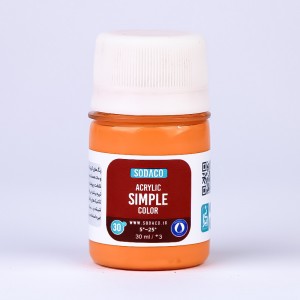 رنگ مرجانی اکریلیک ساده  هنری 30 میل  سوداکو 351