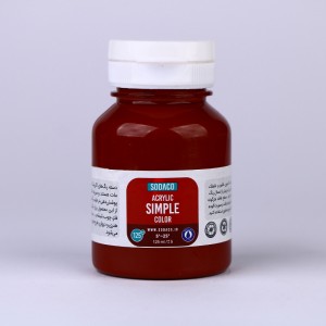 رنگ زرشکی اکریلیک ساده  هنری 125 میل  سوداکو 301