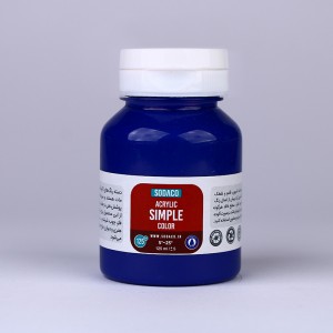 رنگ آبی اکریلیک ساده  هنری 125 میل  سوداکو 321