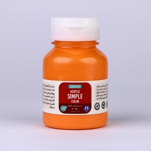 رنگ مرجانی اکریلیک ساده  هنری 125 میل  سوداکو 351