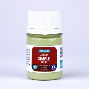 رنگ سدری روشن اکریلیک ساده  هنری 30 میل  سوداکو 357