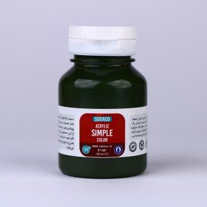 رنگ سبز زیتونی اکریلیک ساده  هنری 125 میل  سوداکو 359