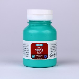 رنگ ویریدین اکریلیک ساده  هنری 125 میل  سوداکو 360