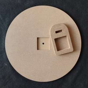 ساعت دایره گرد ضخامت 8 میل از سایز 25 تا 120 سانت (خام)