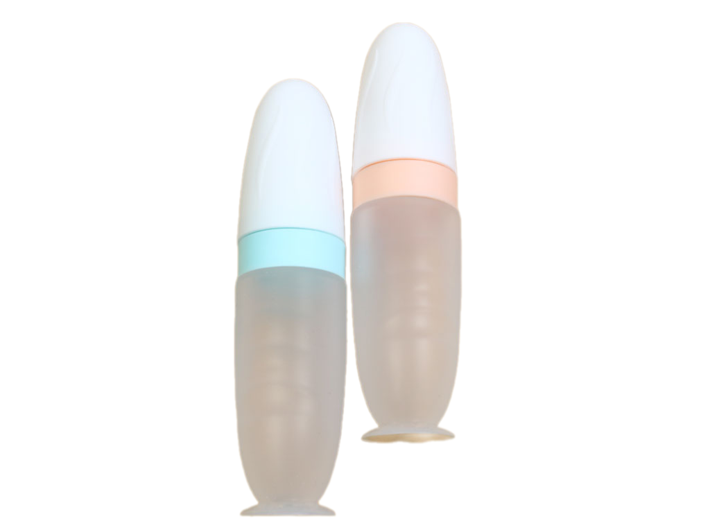 سرلاک خوری تمام سیلیکونی  پایه چسبان 90 میل بیبی اسپون baby spoon