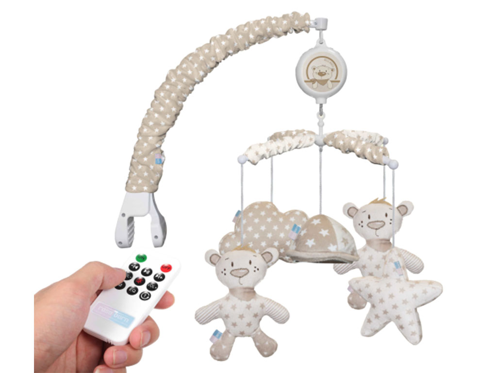 آویز موزیکال teddy bear رز برن roseborn