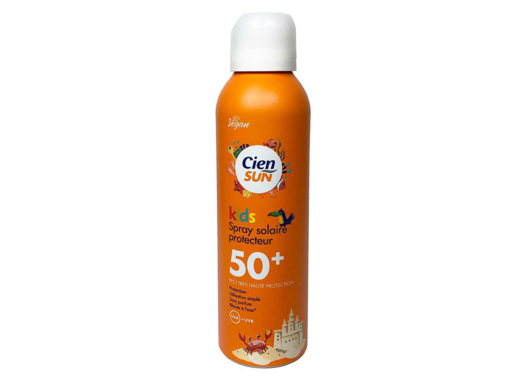 اسپری ضد آفتاب 150میل نوزاد و کودک cien sun