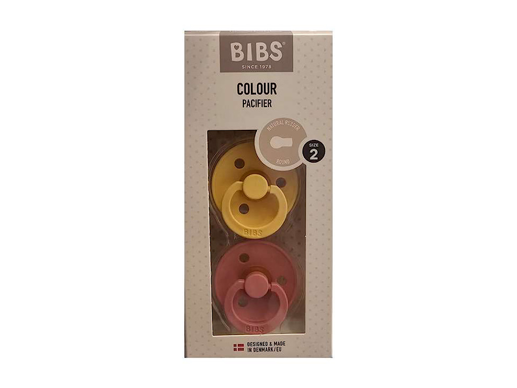 پستانک دو عددی سایز دو  بالای 6  ماه بیبس BIBS
