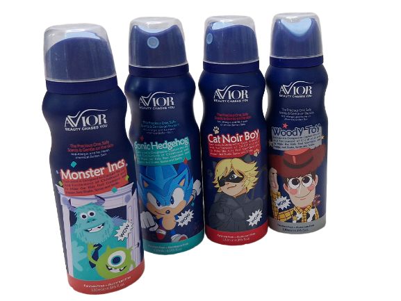 اسپری بدن کودک پسرانه avior حجم 140 میل