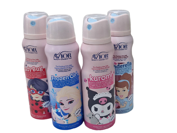 اسپری بدن کودک دخترانه avior حجم 130 میل