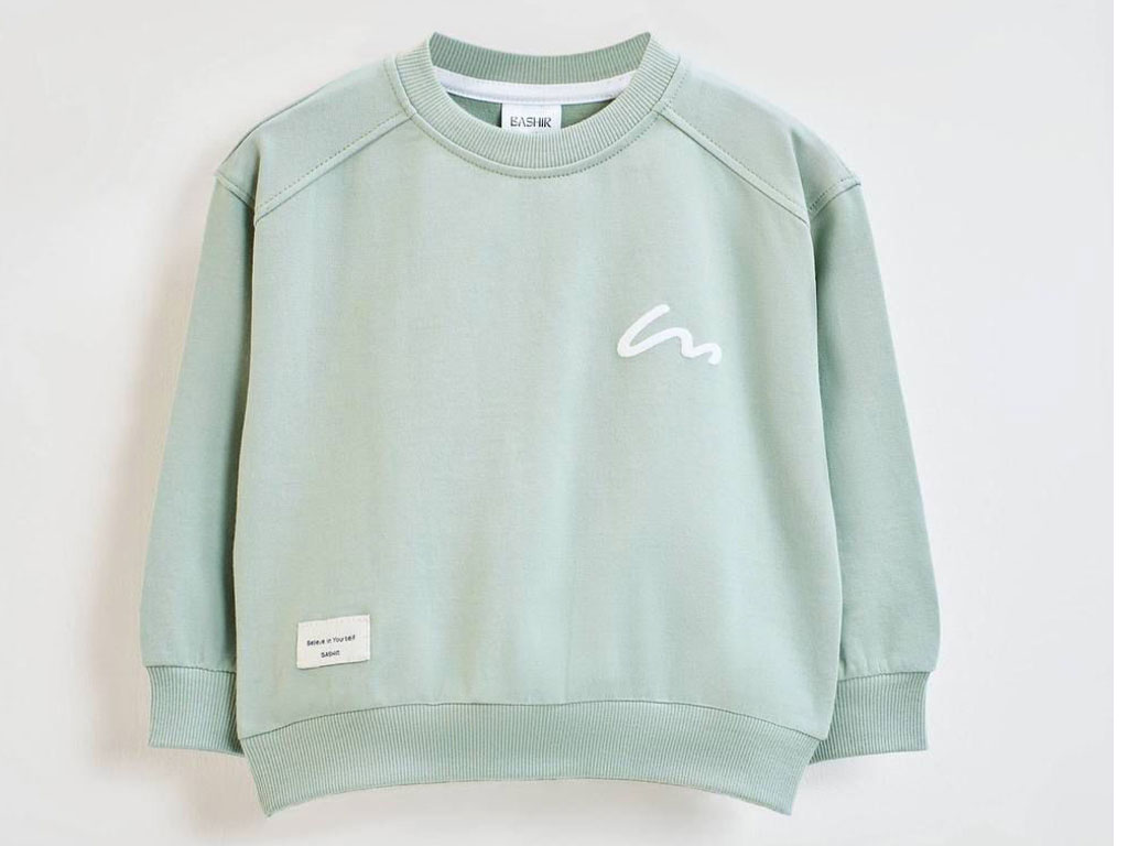 بلوز آستین بلند دورس رنگ سبز سدری بشیر Bashir