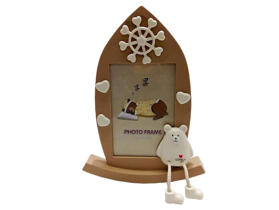 قاب عکس اتاق کودک  طرح خرس تاب سوار