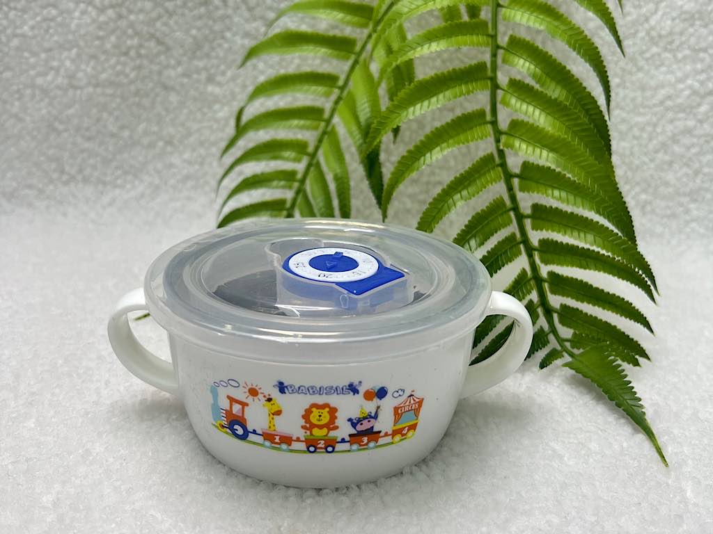 ظرف غذا داخل استیل سوپاپ دار حجم 180 میل babysafe