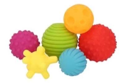 توپ حسی  6 عددی نوزادی BABY FAVORITE