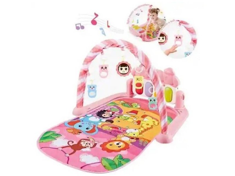تشک بازی نوزادی موزیکال دارای پیانو طرح حیوانات toys baby