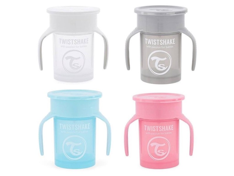 لیوان 360 درجه دسته دار حجم 230 میلی لیتر TWISTSHAKE