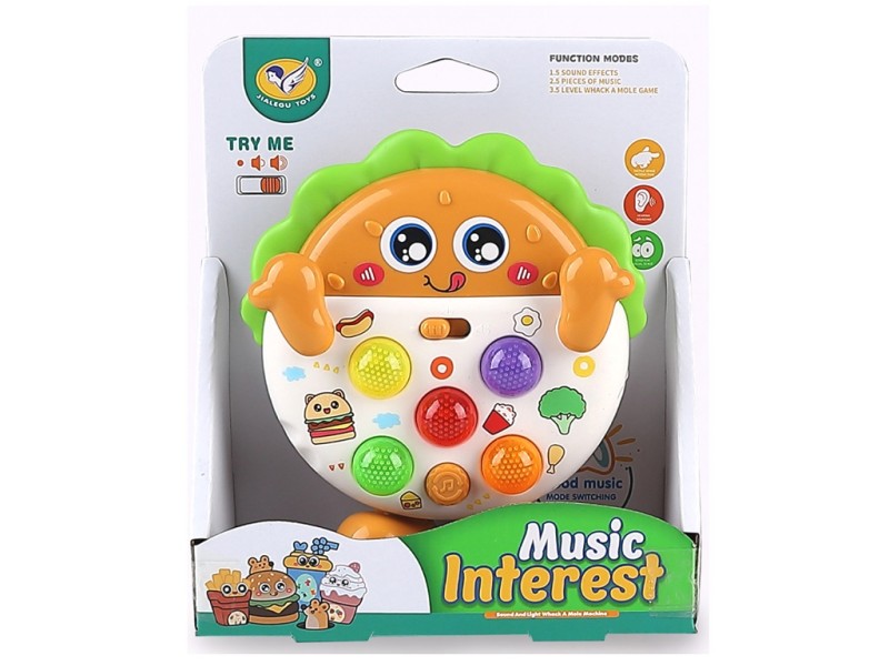 همبرگر موزیکال و چراغدار JIALEGU TOYS