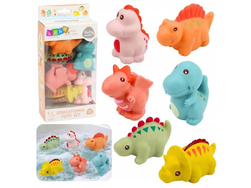 پوپت حمام 6  عددی طرح حیوانات BABY FAVORITE