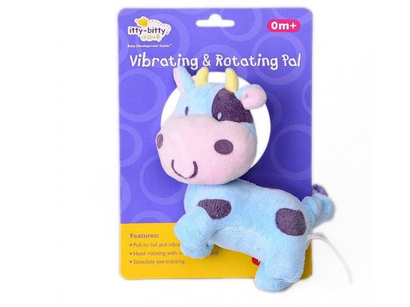 عروسک ویبره دار گردن چرخشی  طرح گاو itty bitty