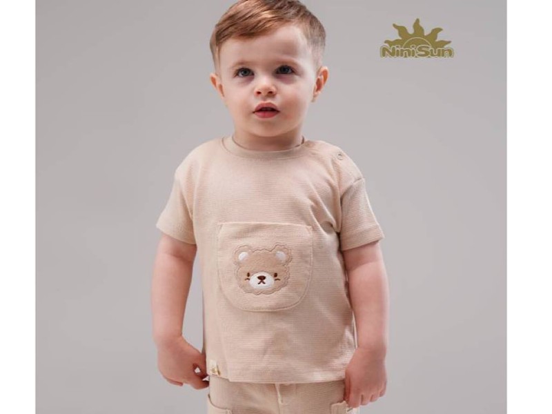 بلوز آستین کوتاه نوزادی طرح cubbie نی نی سان nini sun