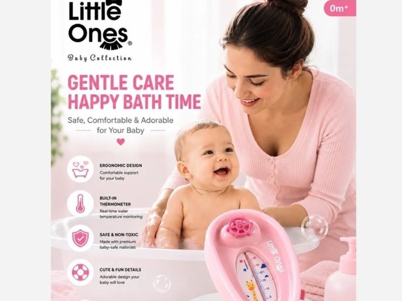دماسنج حمام و اتاق نوزاد طرح قایق لیتل وانز little ones
