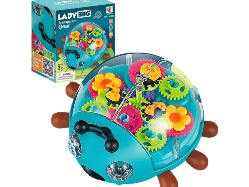 کفشدوزک چرخ دنده ای  موزیکال LADY BUG