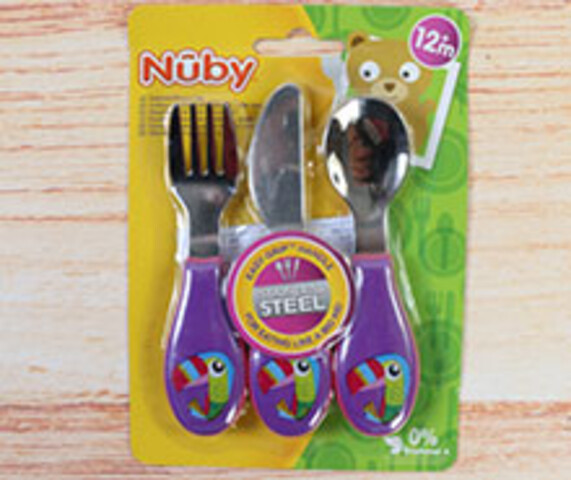 ست قاشق، کارد و چنگال nuby