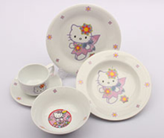 سرویس غذاخوری 5 تکه کیتی Hello kitty