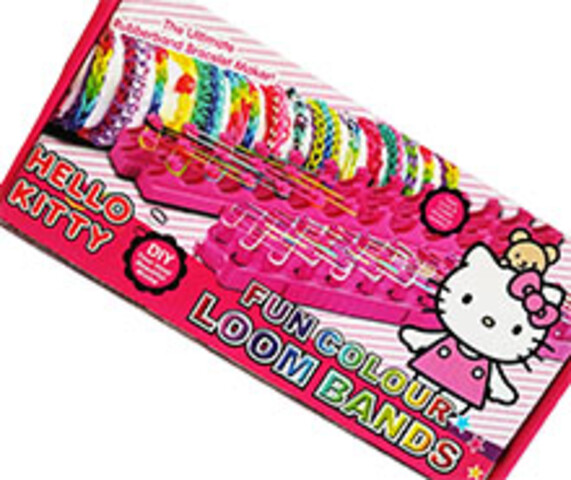 بافت رنگین کمانی  hello kitty