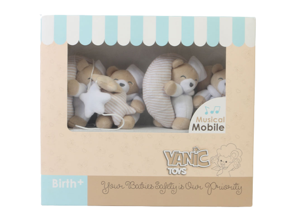 آویز تخت موزیکال نوزادی یانیک تویز yanic toys