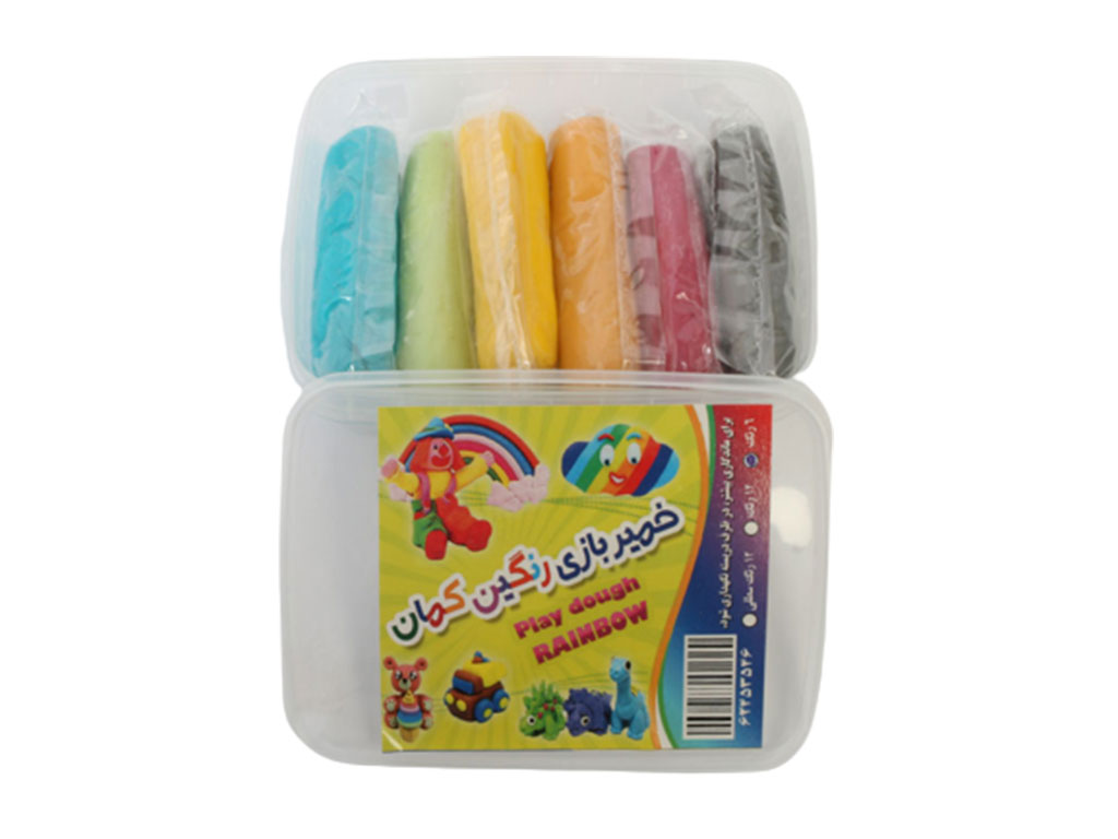 خمیر بازی 6 رنگ ارگانیک