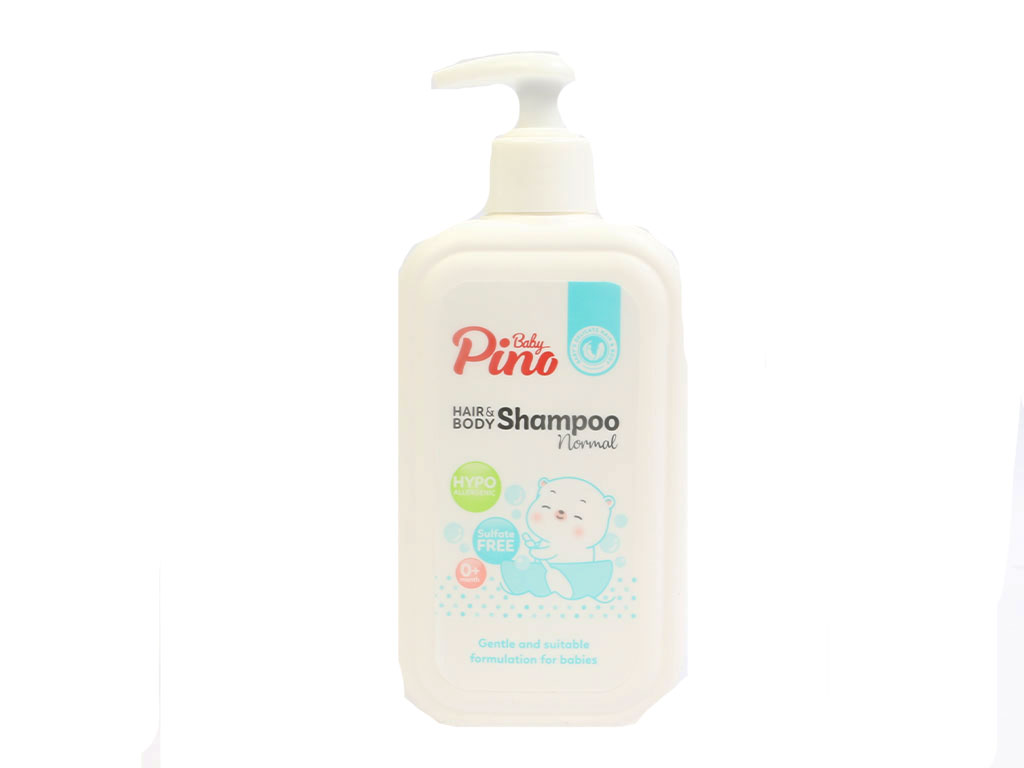 شامپو سر و بدن نوزاد و کودک 350 گرم نرمال پینو بیبی pino baby