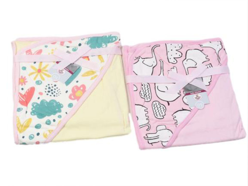 دور پیچ کلاهدار نوزادی بیبی بلانکت baby blanket