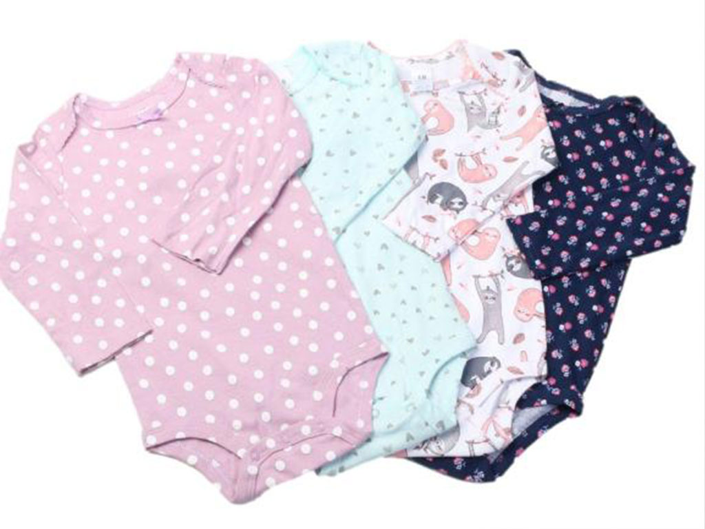 بادی آستین بلند نوزادی دخترانه 18 ماه کارترز