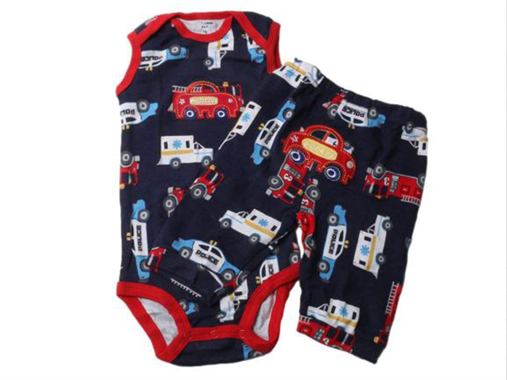 رکابی و شلوارک کارترز سایز 18  ماه