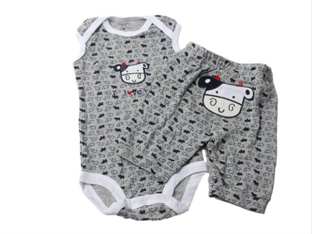 رکابی و شلوارک کارترز سایز 6  ماه