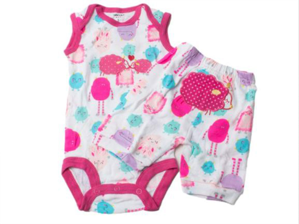 رکابی و شلوارک کارترز سایز NB