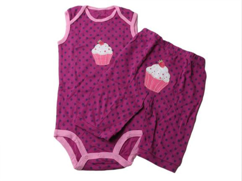 رکابی و شلوارک کارترز سایز 6 ماه