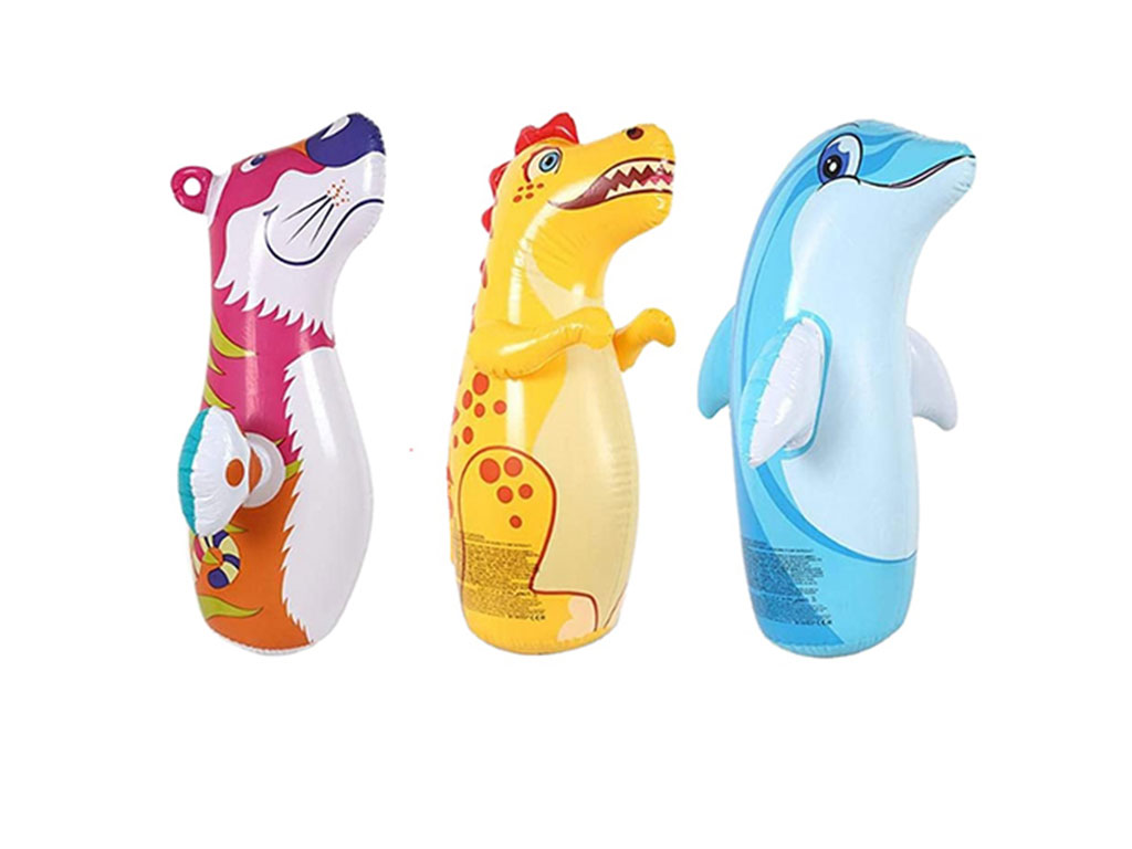 کیسه بوکس بادی حیوانات intex