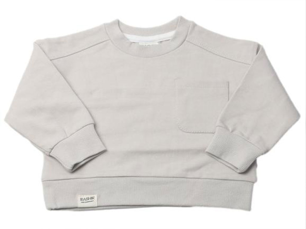 بلوز آستین بلند دورس نوزادی پسرانه رنگ خاکی بشیر Bashir