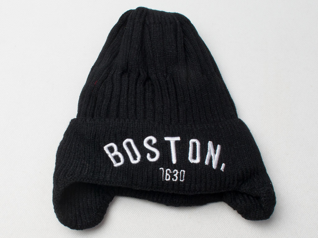 کلاه بافت لبه دار طرح BOSTON (دور سر 40 cm)