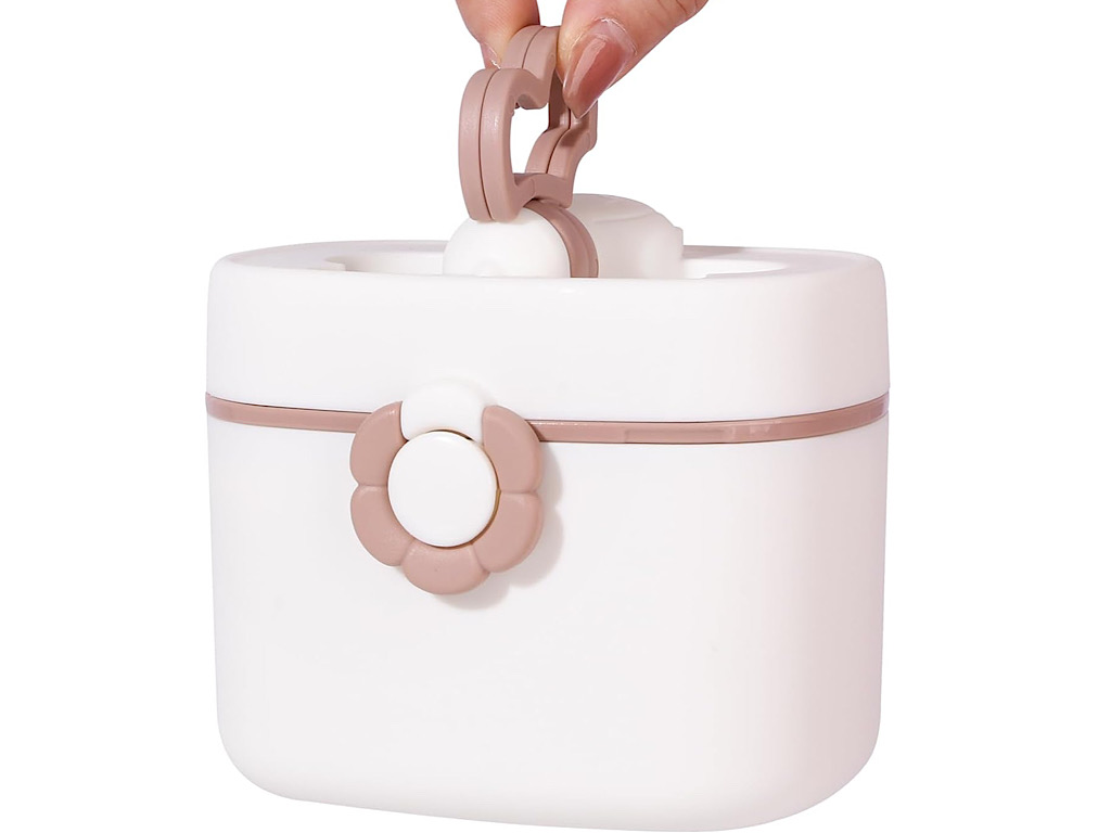 ظرف انبار غذا و شیر خشک پیمانه دار حجم 410 گرم طرح پروانه