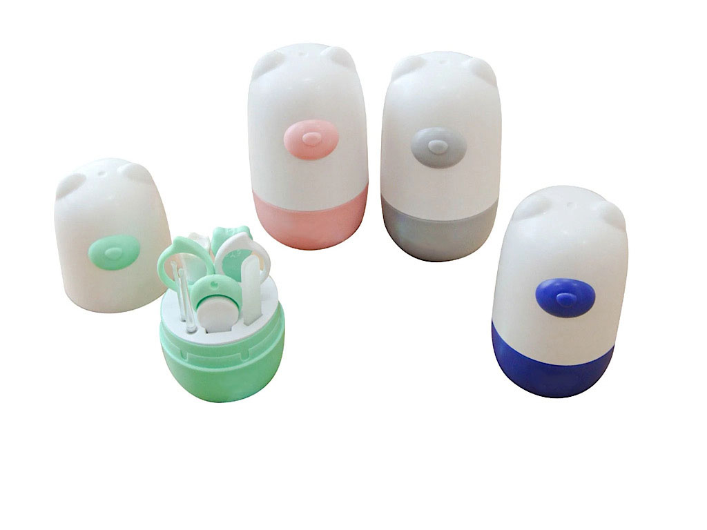 ست ناخنگیر نوزادی 7 تکه کاپ دار طرح خرس