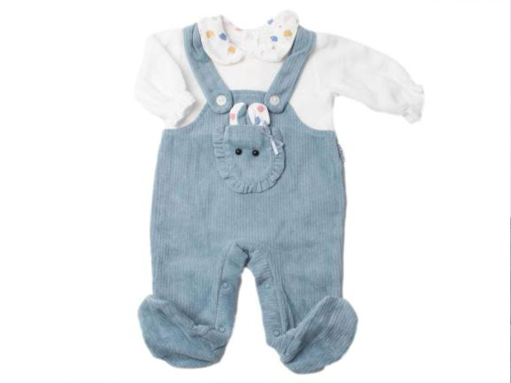 سرهمی جوراب دار مخمل نوزادی دخترانه رنگ طوسی سربی بلوجوی bello joy