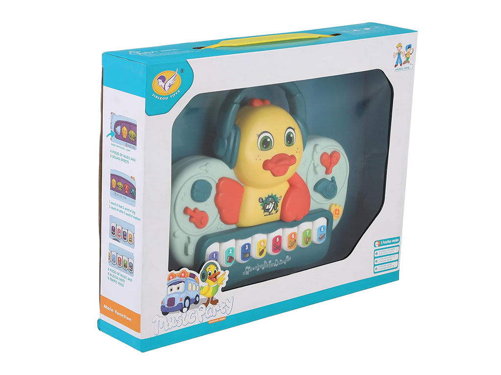 ارگ موزیکال مدل جوجه اردک اسباب بازی jialegu toys