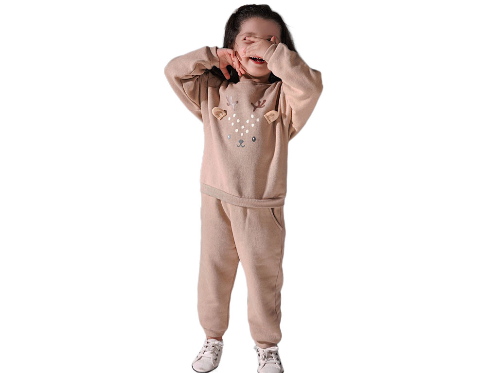 بلوز شلوار توکرکی نوزادی طرح گوزنPAPO