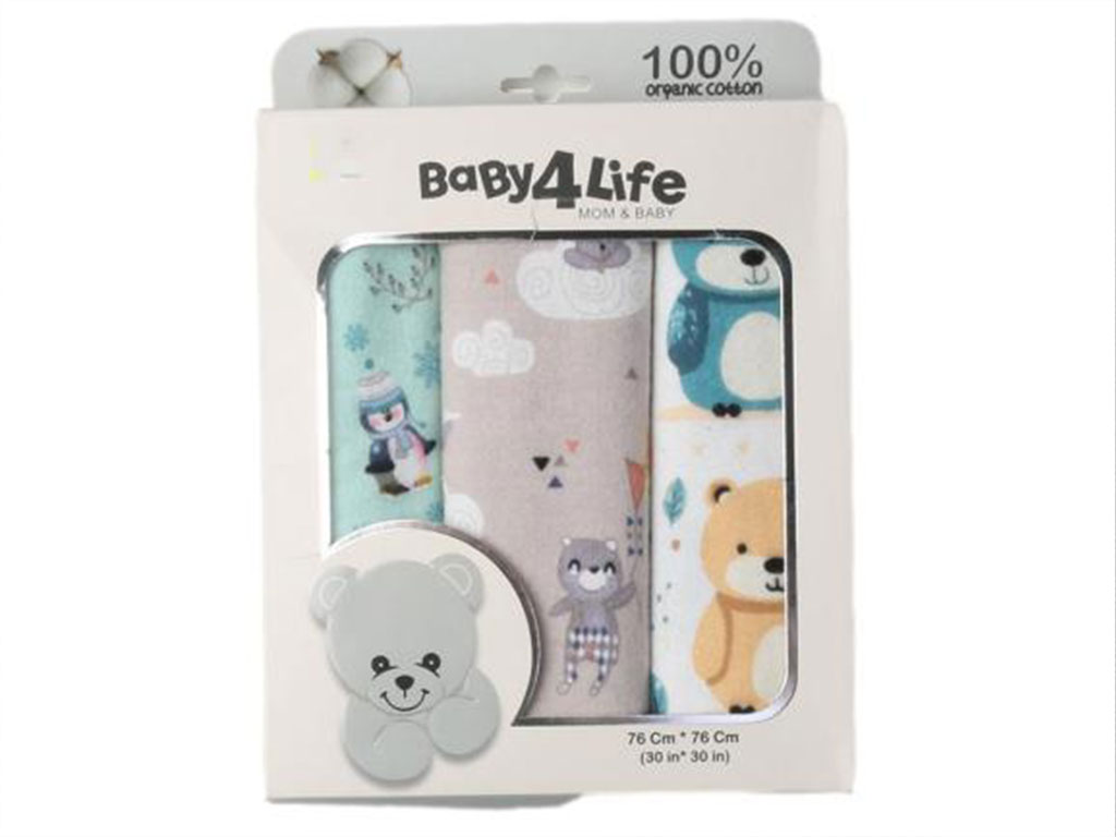 خشک کن سه عددی (76*76 cm) بیبی فور لایف baby 4 life