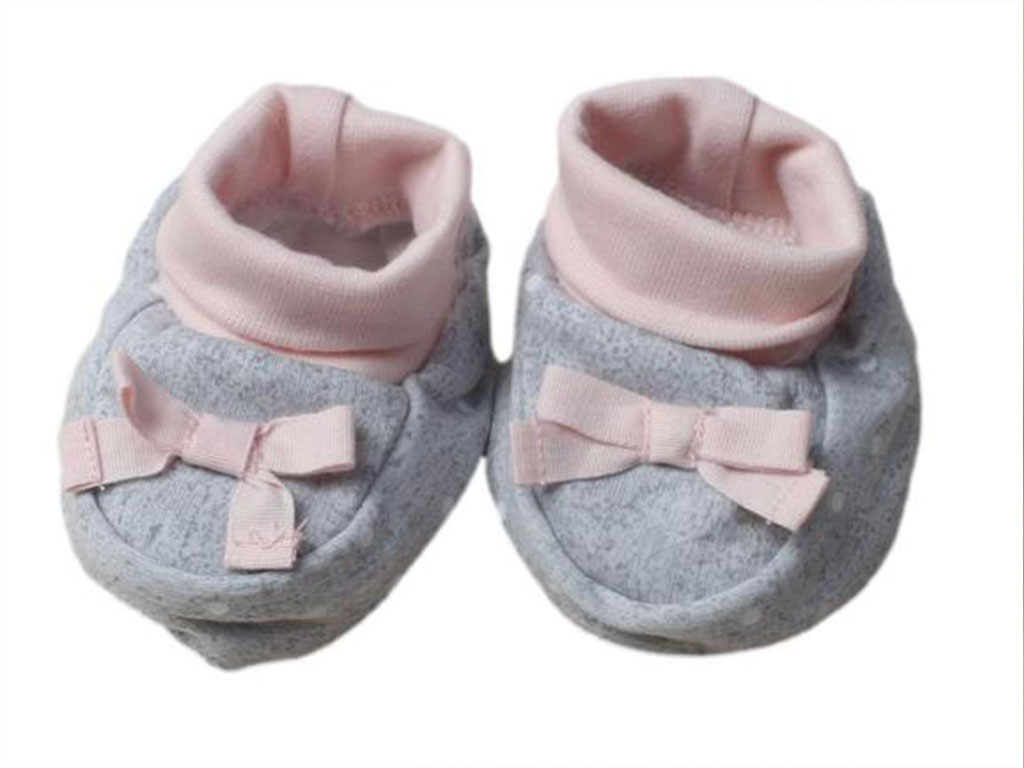 پاپوش جورابی  نوزادی طرح  little kitty  دانالو  Danaloo